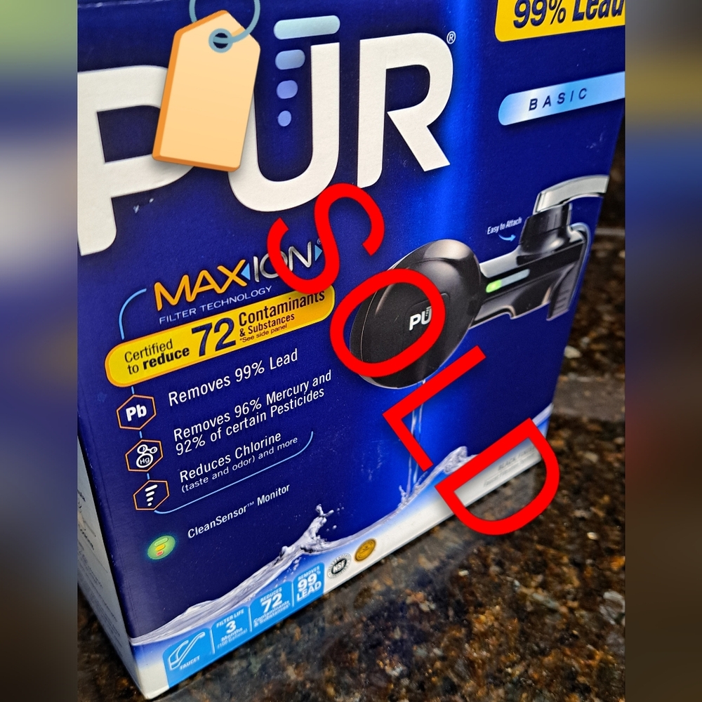 PUR  Faucet Water Filter Maxion Technology